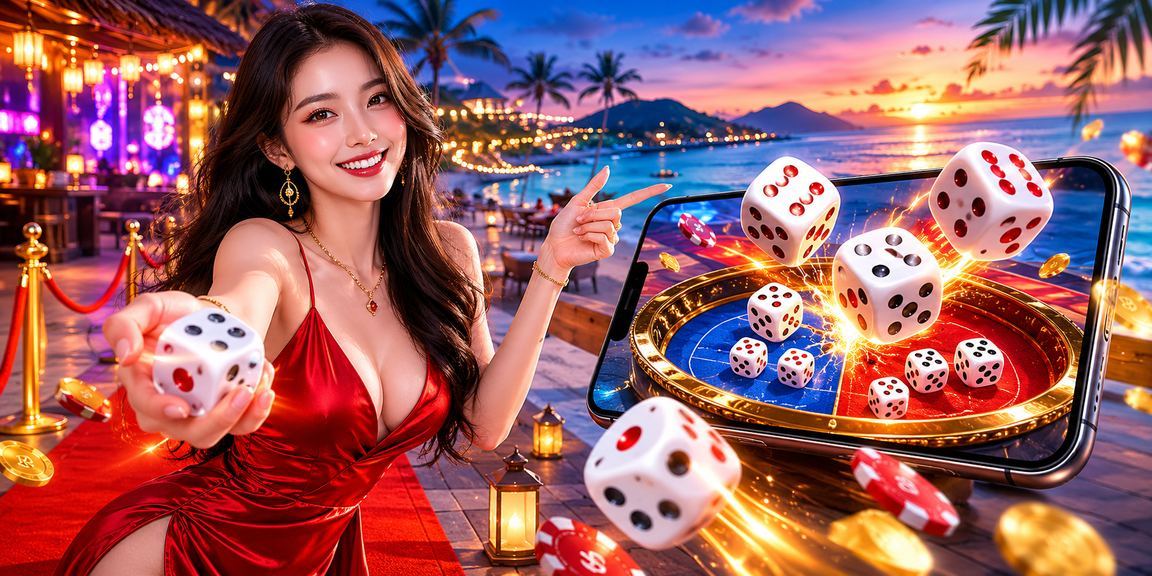 Không khí xổ số sôi động tại bãi biển Phú Quốc về buổi tối